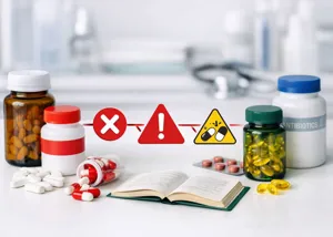 تداخلات دارویی رایج ، راهنمای کامل شناسایی، علائم و پیشگیری از خطرات پنهان