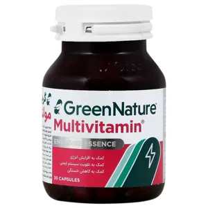 مولتی ویتامین گرین نیچر 30 عدد
