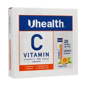 ساشه ویتامین C 500 میلی گرم یوهلث