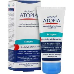 کرم مرطوب کننده صورت و گردن پوست خشک آتوپیا آردن