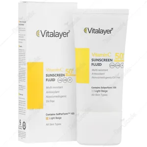 فلوئید ضد آفتاب ویتامین سی SPF50