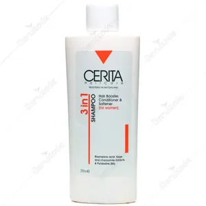 شامپو 3 در 1 تقویت کننده حالت دهنده و نرم کننده مو مخصوص بانوان