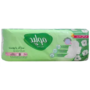 نوار بهداشتی ضخیم مشبک مکسی بزرگ 10 عدد