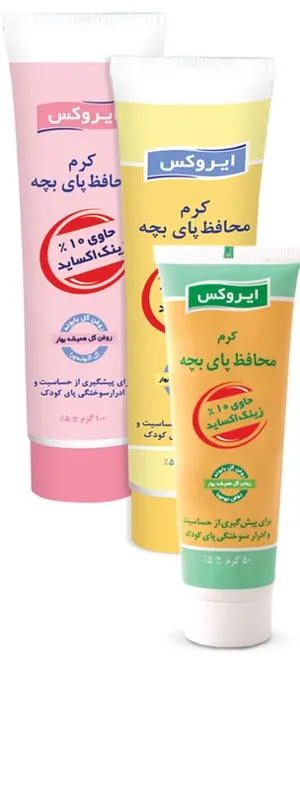 کرم محافظ پای بچه ایروکس 100 گرمی