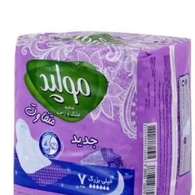 نوار بهداشتی ضخیم خشک و راحت بالدار شب خیلی بزرگ