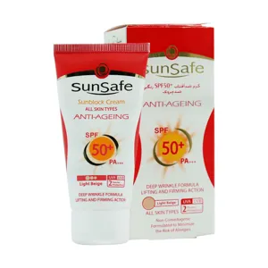 کرم ضد آفتاب و ضد چروک سان سیف SPF50