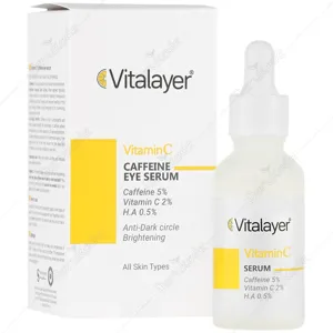 سرم دور چشم کافئین و ویتامین سی